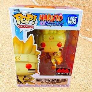 Naruto uzumaki (kurama link mode)  aaa anime exclusive # 1465 (nib)